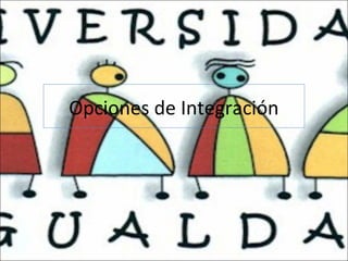 Opciones de Integración
 