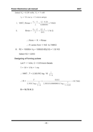 Power Electronics Lab manual            SSIT




                               - 28 -
 