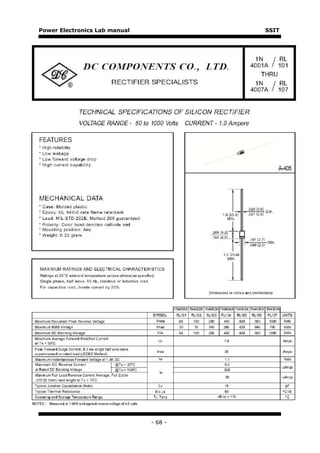 Power Electronics Lab manual            SSIT




                               - 68 -
 