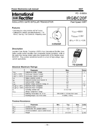 Power Electronics Lab manual            SSIT




                               - 79 -
 