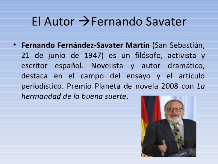 Resumen Del Libro De Etica Para Amador De Fernando Savater