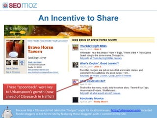 Evergreen ContentEvery two years, we put out http://www.seomoz.org/article/search-ranking-factors but leave the URL the same, so it continues to accrue great link/social/sharing signals.