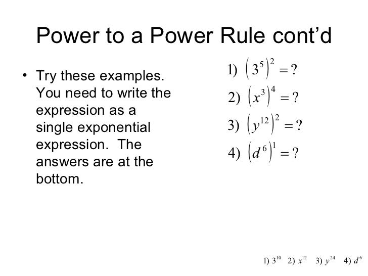 Power Laws