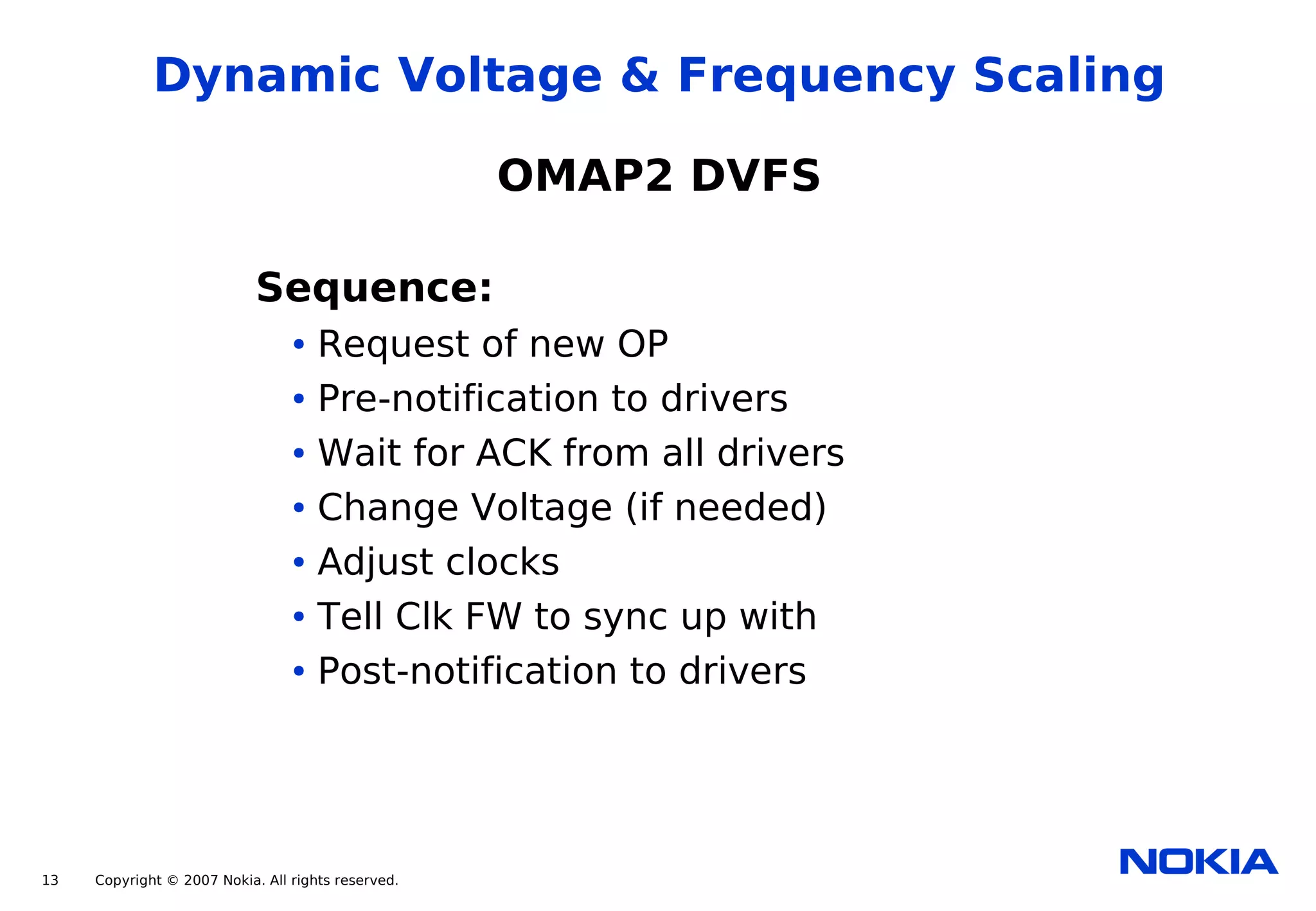 Power Management for the Nokia Internet Tablets
