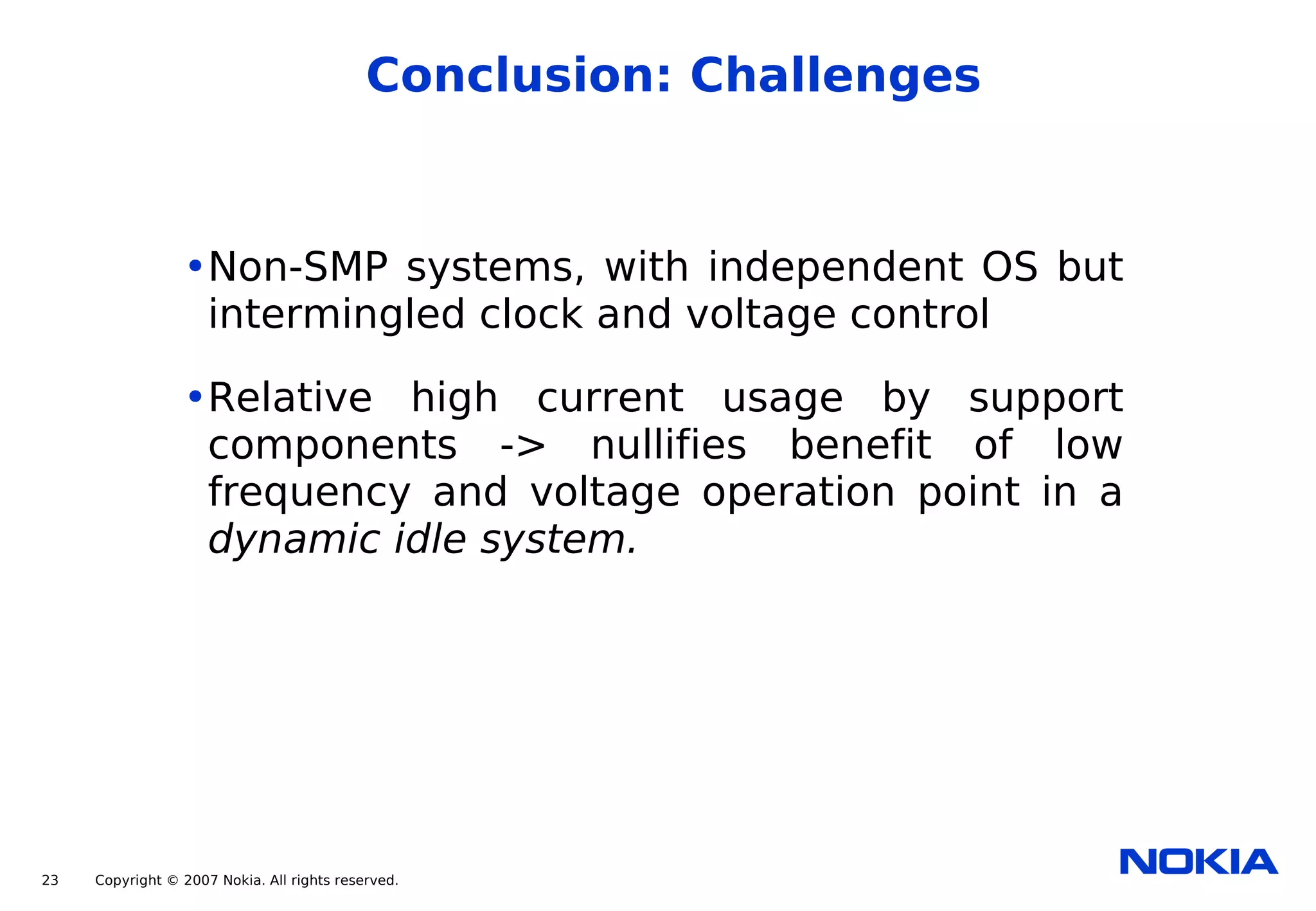 Power Management for the Nokia Internet Tablets