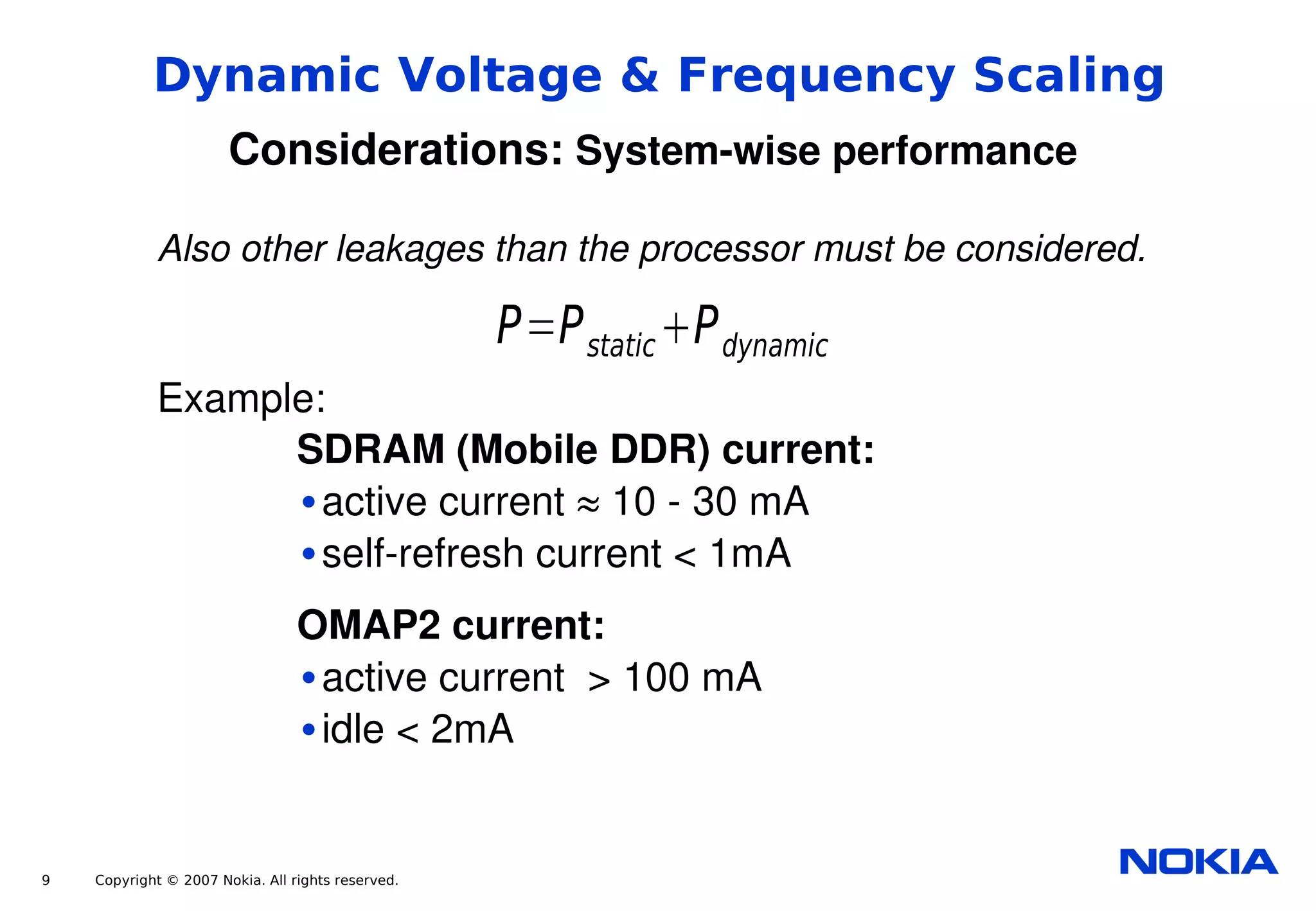 Power Management for the Nokia Internet Tablets