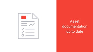 Asset
documentation
up to date
 