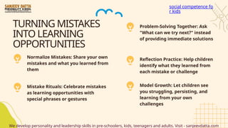 Normalize Mistakes The Power of Growth Mindset for Young Kids | PPTX