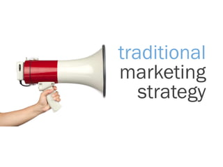 traditional
marketing
strategy
 