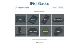 IFixIt Guides
Via IFixIt
 