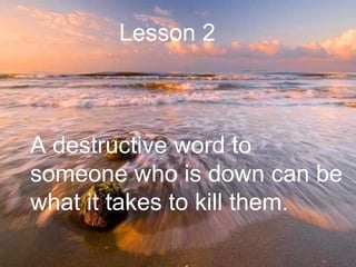 Destructive Word Power of Words | PPT