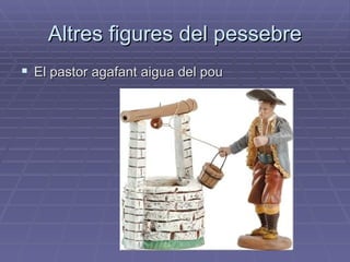 Altres figures del pessebre El pastor agafant aigua del pou 