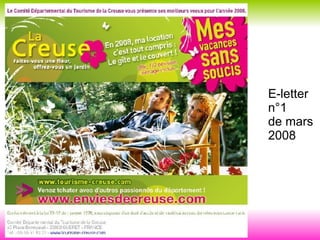 E-letter n°1 de mars 2008 
