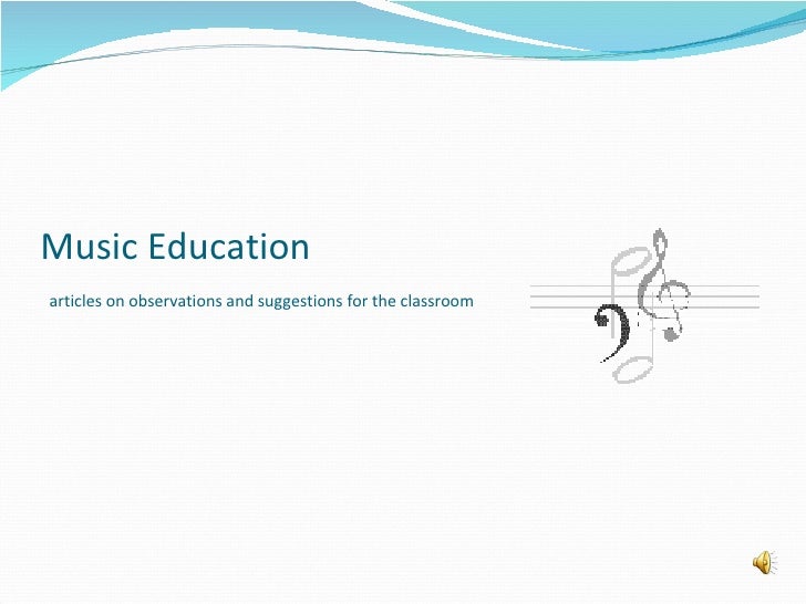 project topics on music education