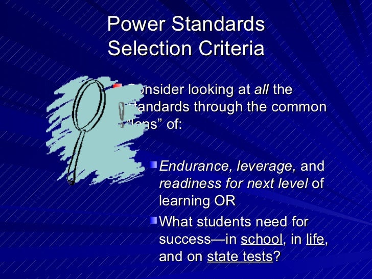Power Standards