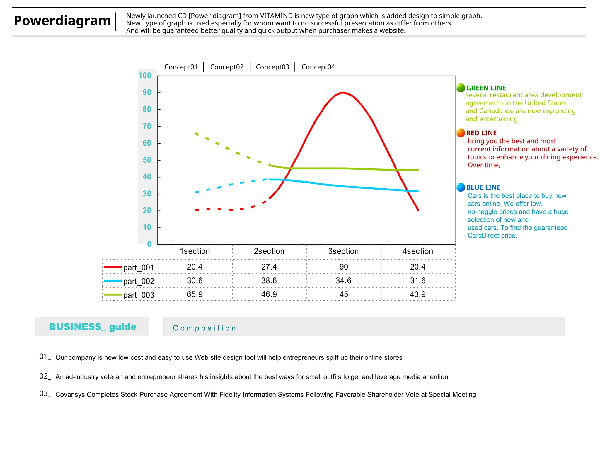 POWER Design Templates Infographics graph 13 sildes PPT