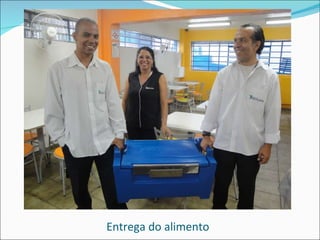 Entrega do alimento 