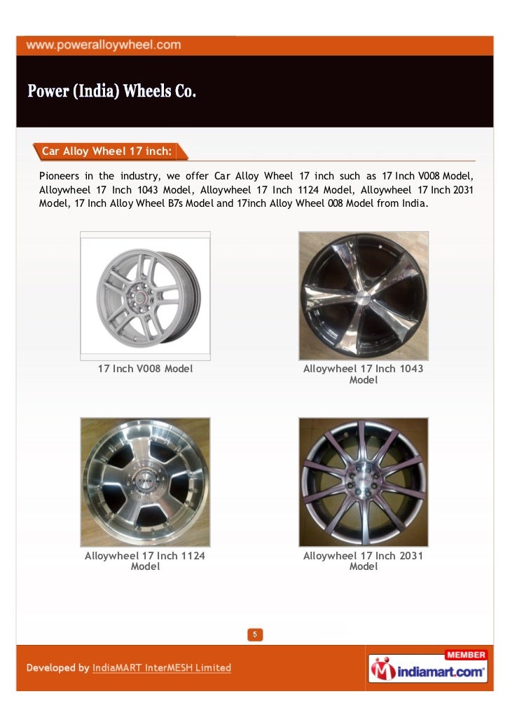 Power India Wheels Co., Ernakulam, Car Alloy Wheels