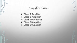 Power amplifier | PPTX