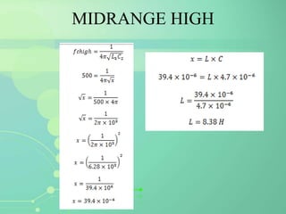 MIDRANGE HIGH
 
