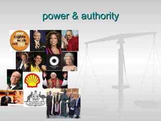 power & authority

 