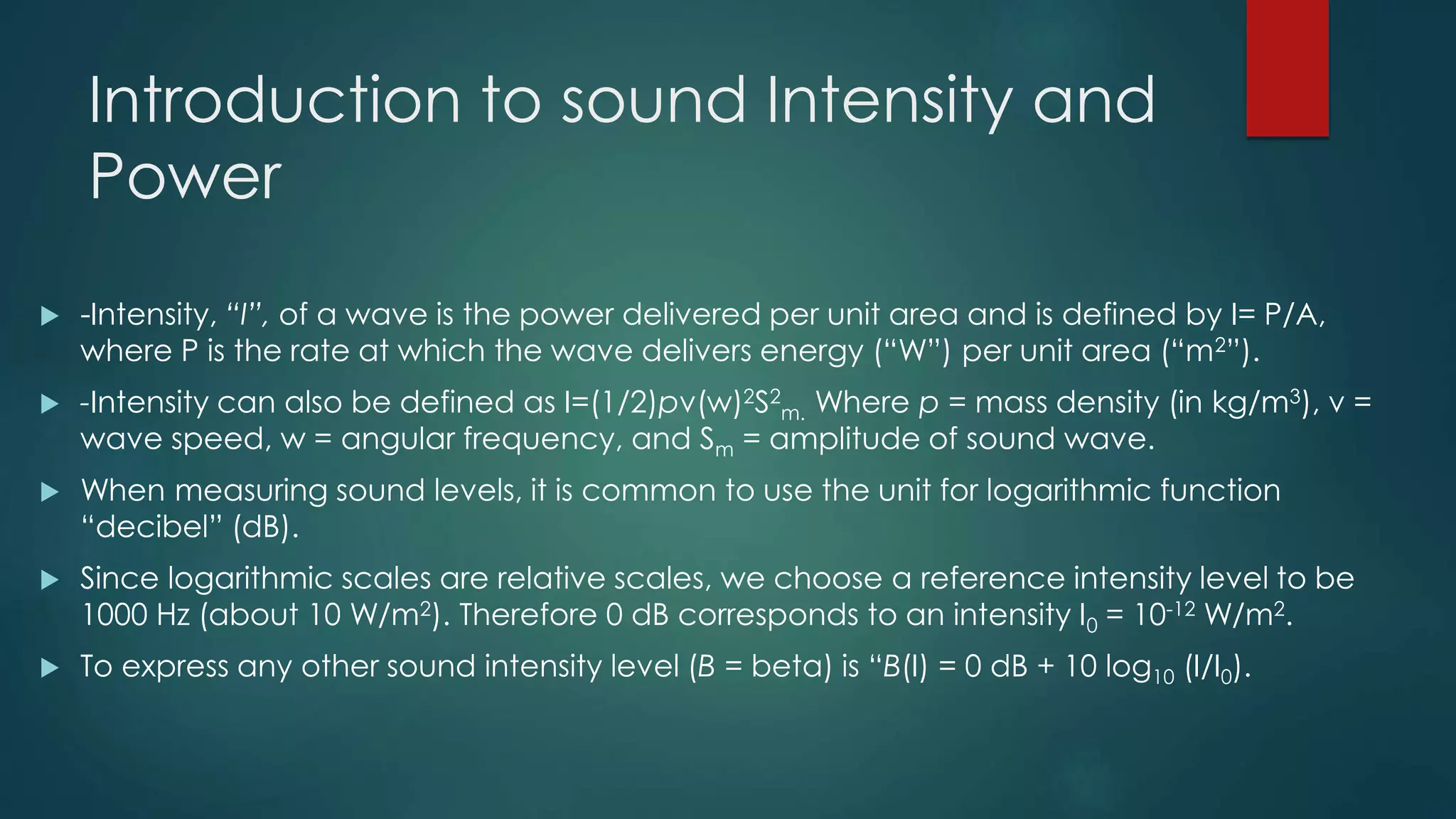 Power and intensity | PPTX