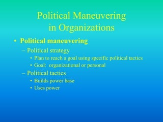 Power and political behavior ! edhole.com