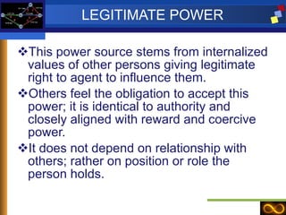 Legotimate Power Power and politics | PPT