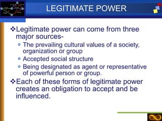 Legotimate Power Power and politics | PPT