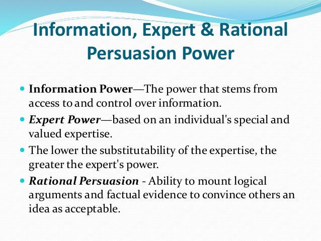 Power & Politics - Sources of Individual Power, Sources of Functional…
