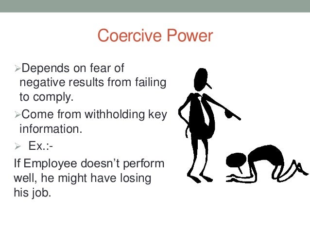 power and politics coercive power