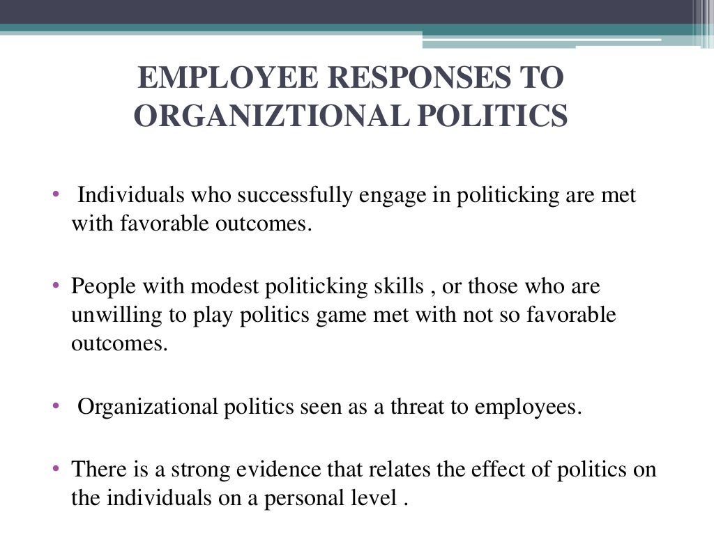 Organizational politics definition picture