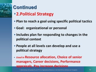 Political Goals Examples POWER AND POLITICS.ppt