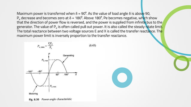 Power Angle Graph Power angle curve calclation | PPTX | Technology & Computing