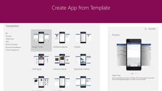 Create App from Template
 