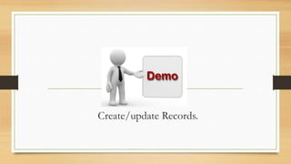 Create/update Records.
 