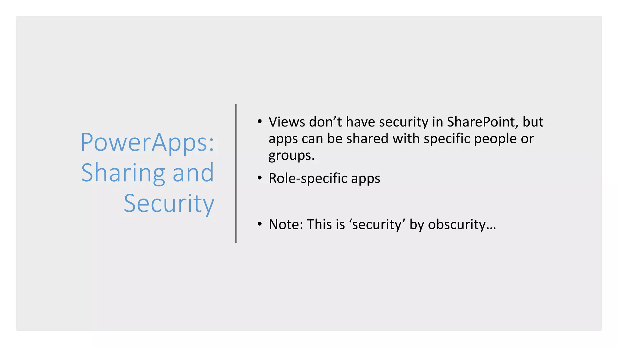 PowerApps: A New Approach to the Traditional SharePoint List View | PPTX