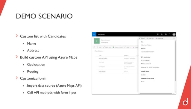 O365Con18 - PowerApps build custom forms for SharePoint with Azure Maps ...