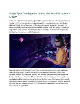 Build and Launch Feature-Rich Applications with Power Apps Consulting | PDF