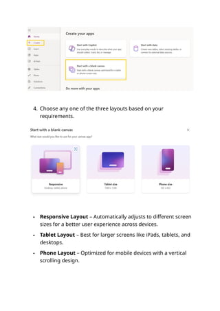 PowerApps for Beginners: A Guide to Building Your First App | DOCX