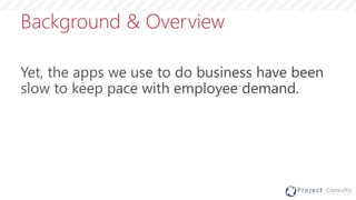 Background & Overview
 