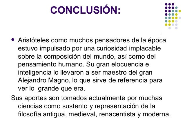 Ensayo De Aristoteles Con Introduccion Desarrollo Y Conclusion