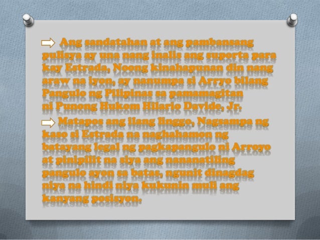 mga programa ni dating pangulong Joseph Estrada