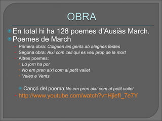 Ausias March Margarida Perez