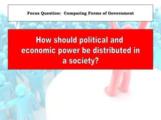 Focus Question: Comparing Forms of Government
 