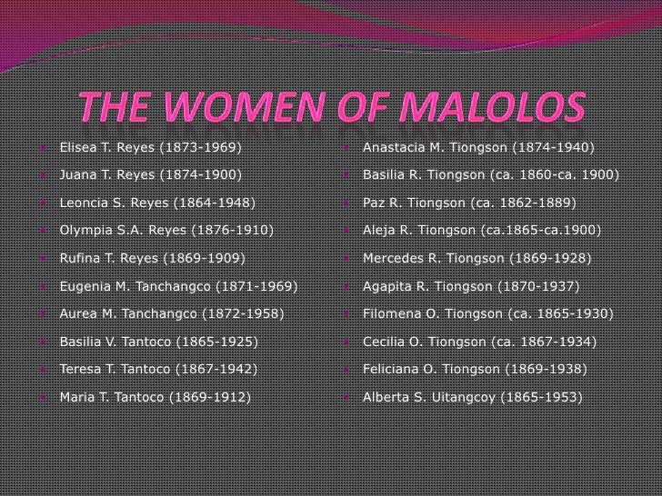 women of malolos