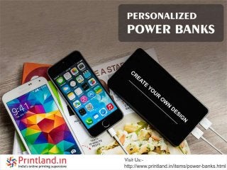 Buy Customized power bank Starting @109 Printland.in