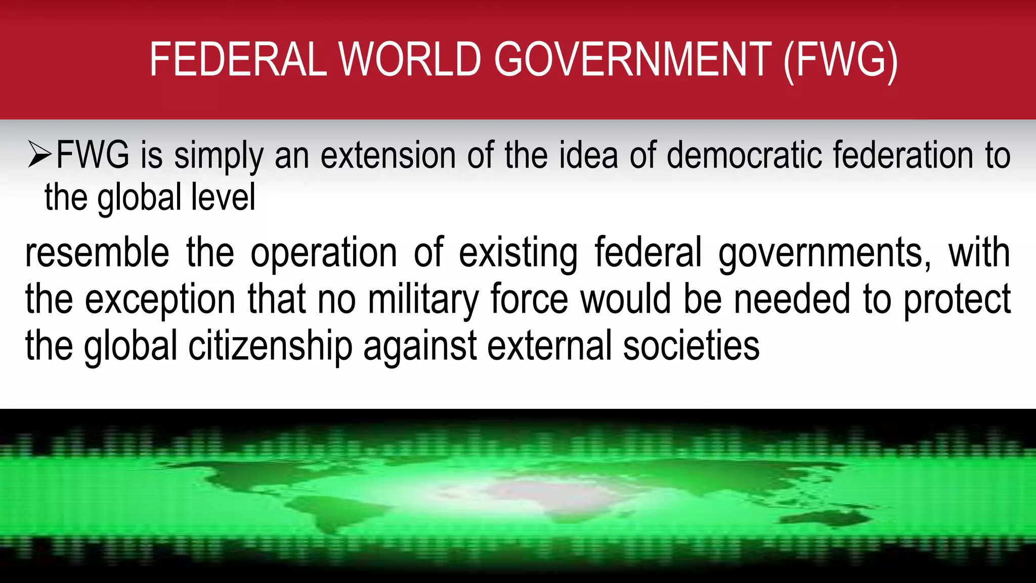 World Federation System | PPTX