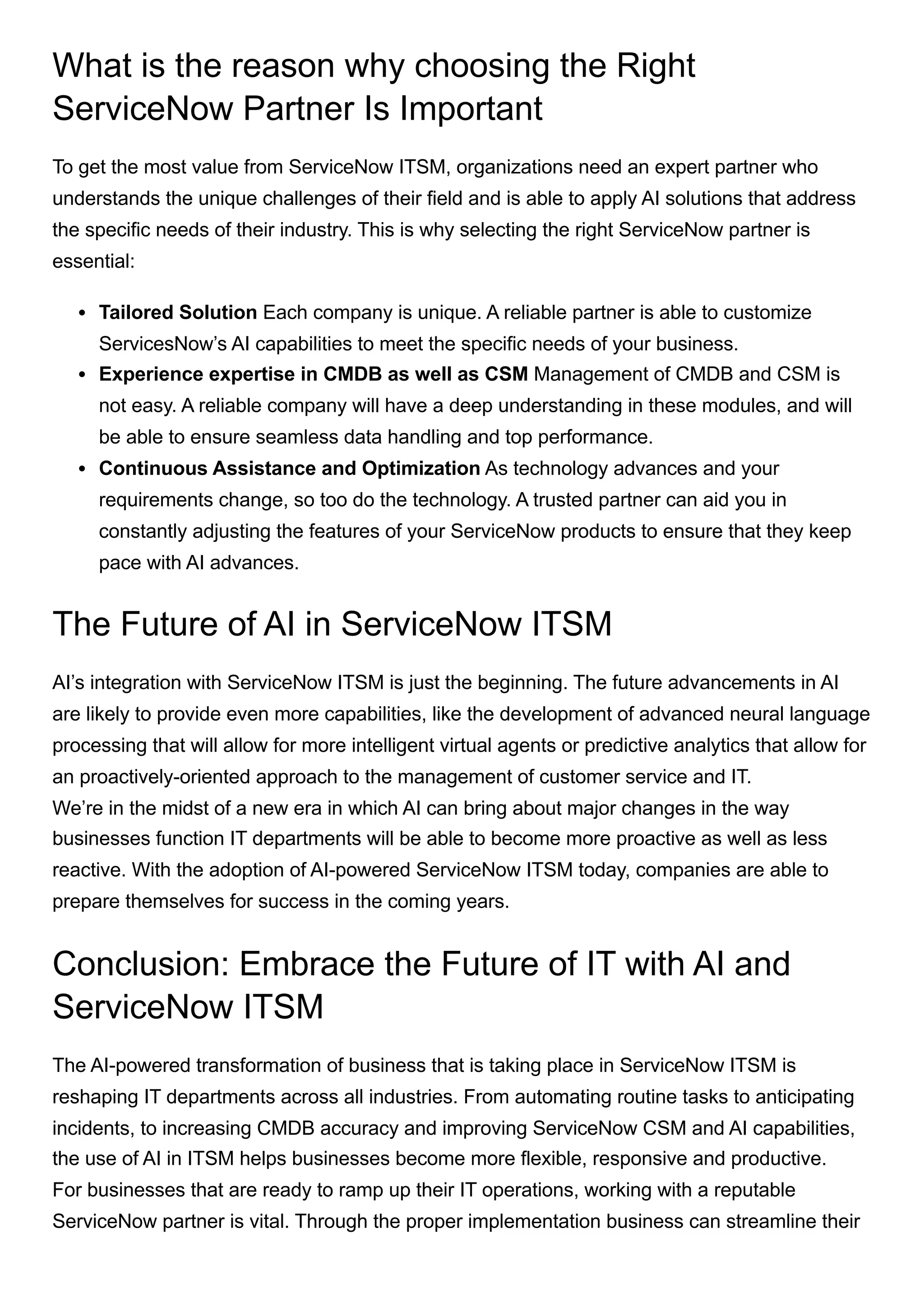 How AI is Transforming ServiceNow: The Power Behind Smart IT Operations ...