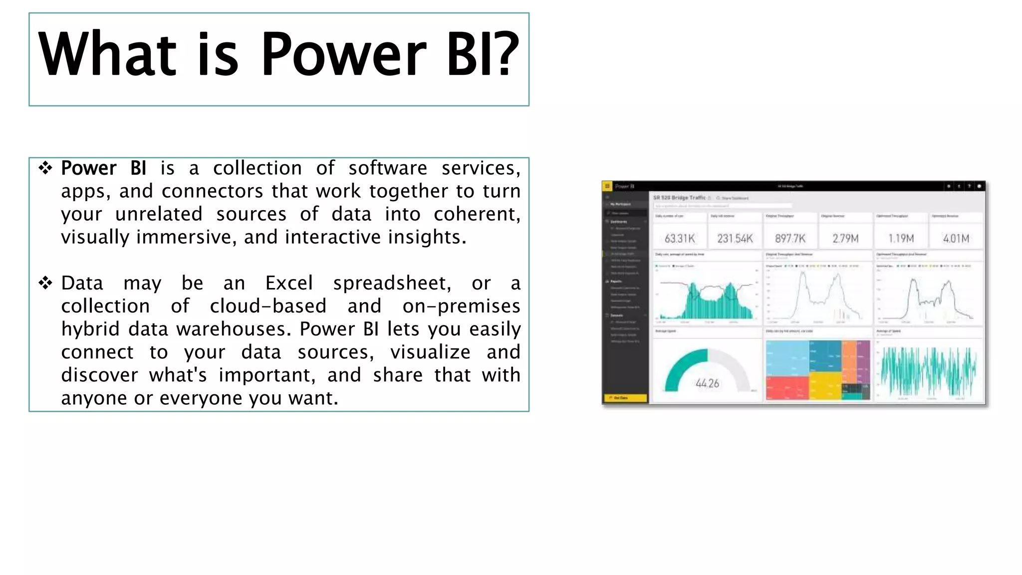 Power BI: Introduction with a use case and solution | PPTX